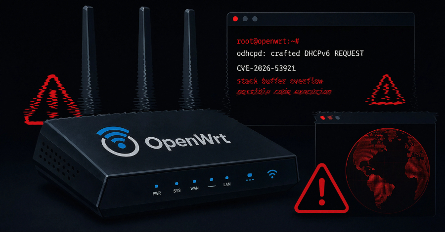 Door een kritieke OpenWrt DHCPv6-fout kunnen niet-geverifieerde aanvallers code als root uitvoeren