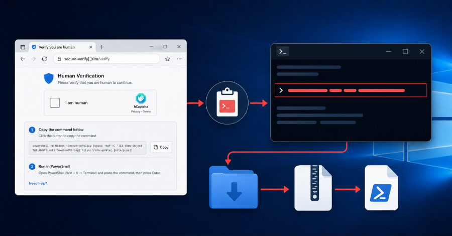 Onderzoeker analyseert 3.000 live ClickFix-payloads en legt API-gestuurde malwarelevering bloot