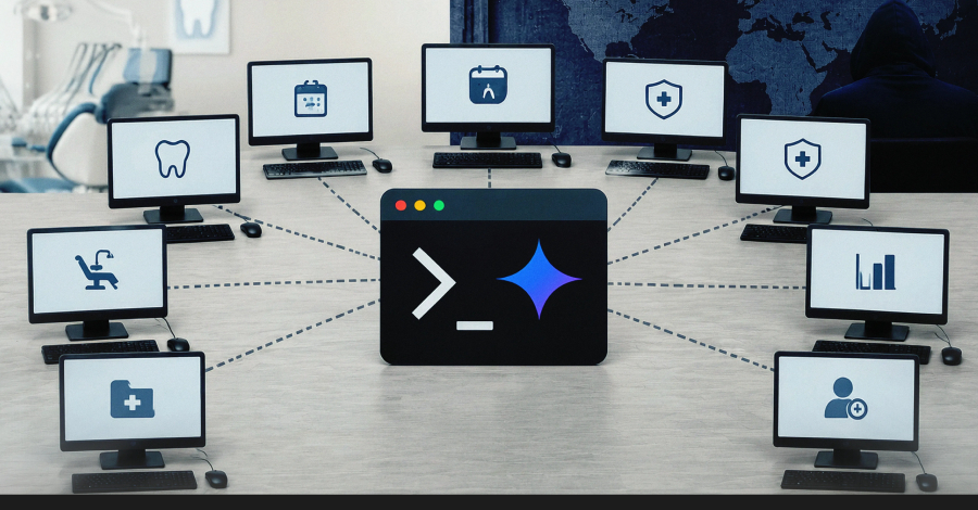 Russisch sprekende hacker gebruikt Google Gemini CLI om het botnet van acht pc's van tandartspraktijken te controleren