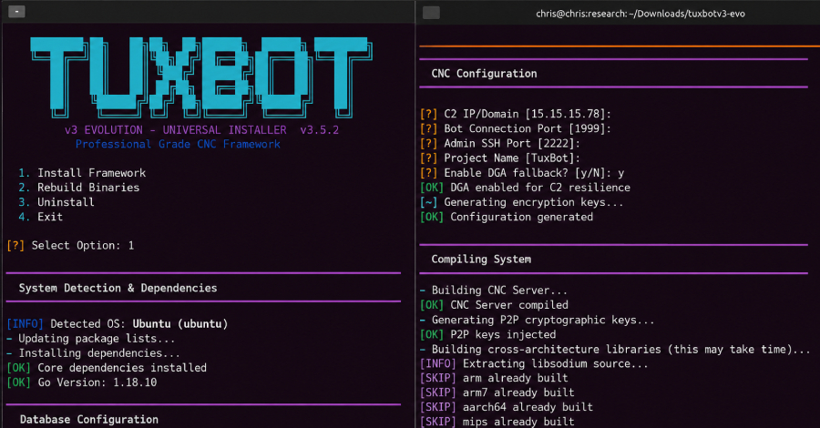 TuxBot v3-evolutie vertoont tekenen van LLM-ondersteunde IoT-botnetontwikkeling