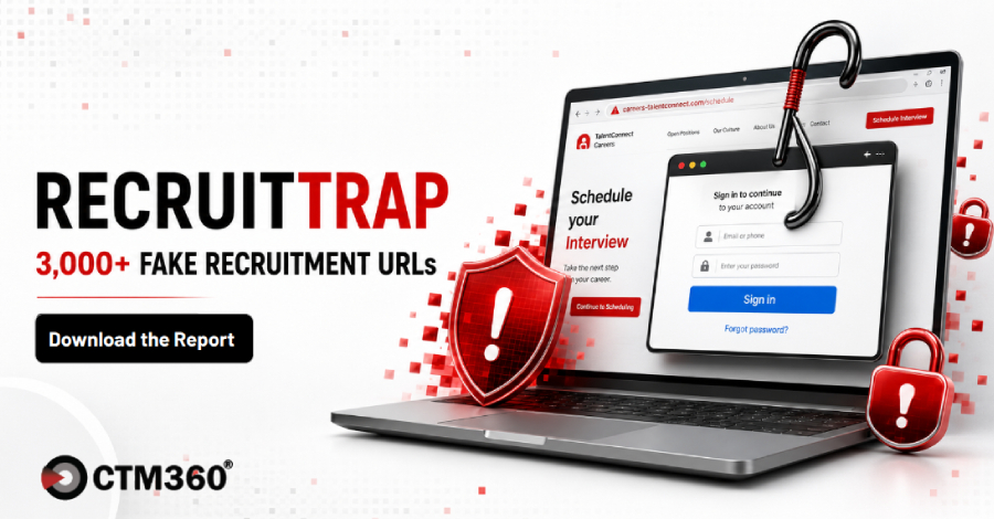 CTM360 ontdekt meer dan 3.000 phishing-URL's voor rekrutering met behulp van Browser-in-the-Browser (BitB) credential traps