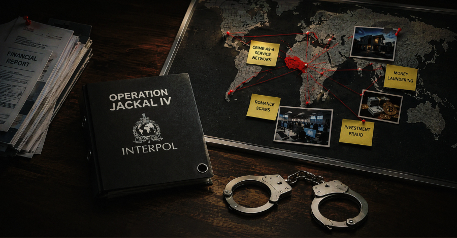 INTERPOL-operatie Jackal IV arresteert 58, identificeert 263 in de strijd tegen wereldwijde cyberfraude