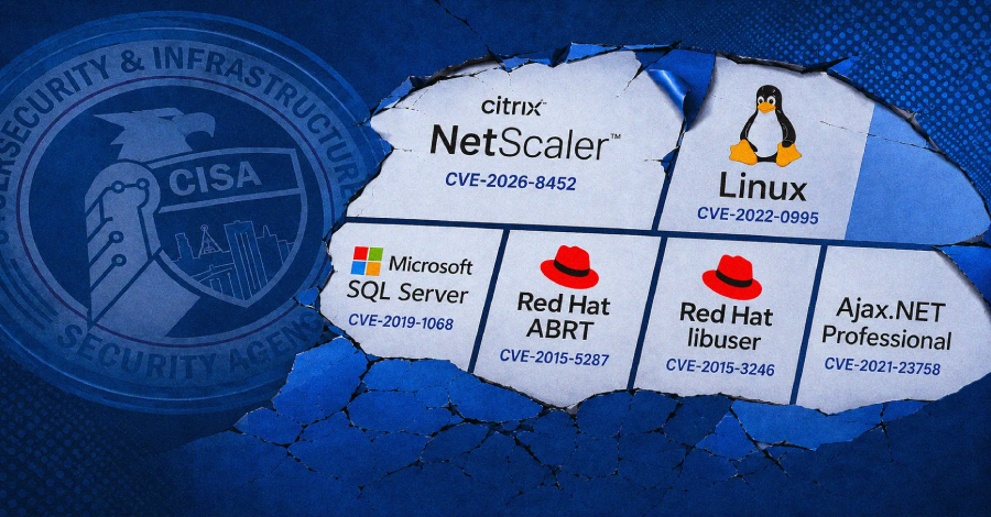 CISA voegt zes uitgebuite fouten toe aan KEV, waaronder NetScaler-, Linux- en SQL Server-bugs