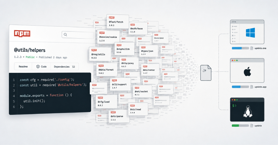 Bijna 800 kwaadaardige npm-pakketten leveren platformonafhankelijke RAT en Infostealer