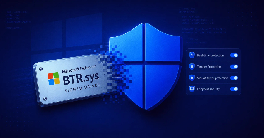 Het eigen stuurprogramma van Microsoft Defender kan worden gebruikt om beveiligingssoftware tijdens het opstarten te verwijderen