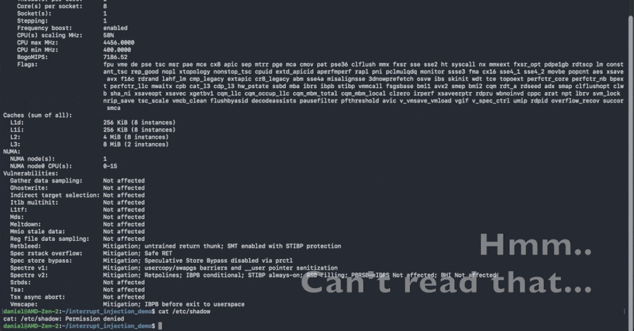 Nieuwe Interrupt Injection Attack kan de Spectre v2-verdediging op Intel- en AMD-CPU's omzeilen