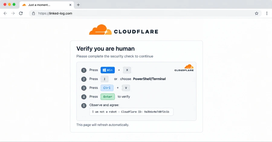 TerminalFix gebruikt valse Cloudflare CAPTCHA's om Reverse-Tunnel Backdoor te implementeren