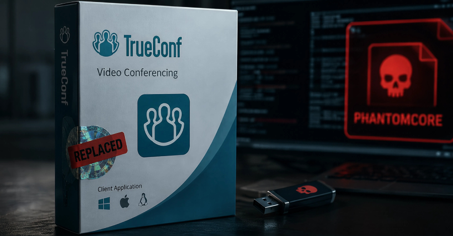 TrueConf-serverfouten benut om clientinstallatieprogramma's te vervangen door PhantomCore