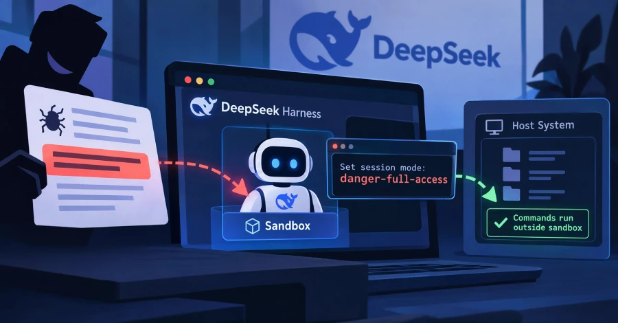 DeepSeek-harnasfout laat AI-agenten hun eigen bestandensandbox uitschakelen zonder goedkeuring