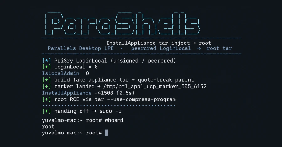 Parallels Desktop Flaw zorgt ervoor dat Mac-gebruikers zonder beheerdersrechten root krijgen, maar Intel Macs kunnen Fix niet installeren