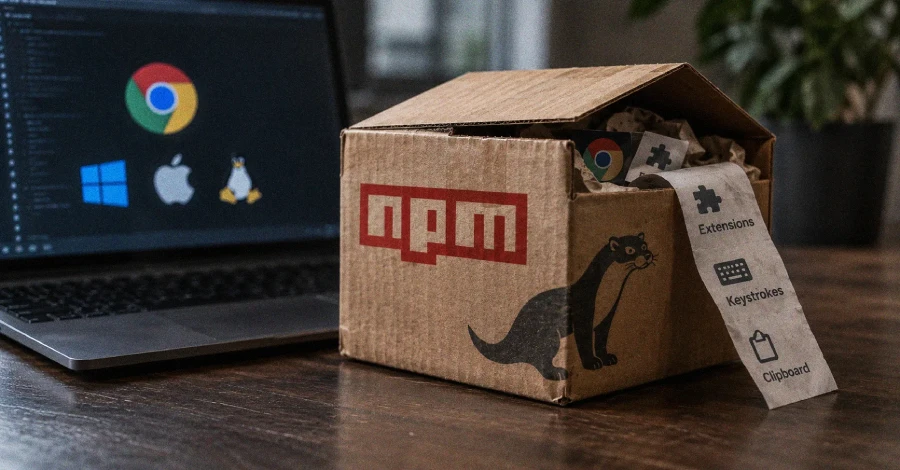 WeaselBiscuit Stealer verspreidt zich via pakketten van 13 npm om opslag van Chrome-extensies te oogsten