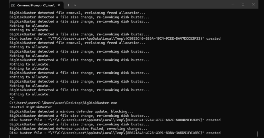 Onderzoeker laat BigDiskBuster Zero-Day PoC vallen die Microsoft Defender-updates blokkeert