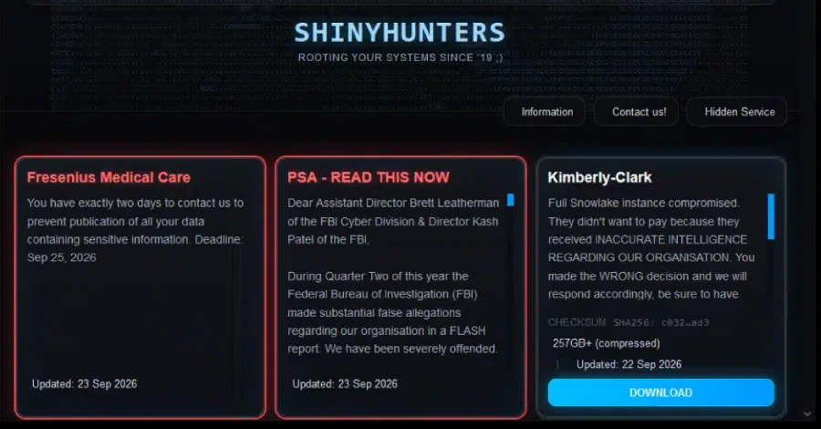 ShinyHunters claimt inbreuk op de FBI en zegt dat het gegevens over agenten en sollicitanten heeft gestolen