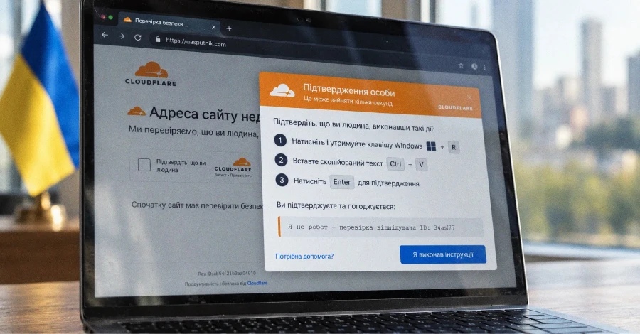 Gehackte Oekraïense sites serveren nep-Cloudflare ClickFix-lokmiddelen voor psychedelische stelers