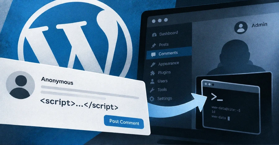 WordPress Comment2Shell-fout kan anonieme reactie-XSS via beheerderssessie in RCE veranderen