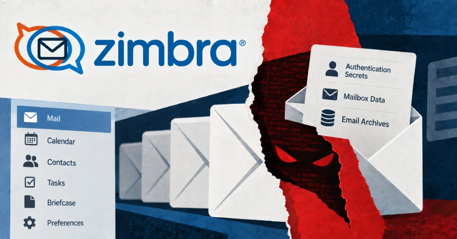 Aanvallers misbruiken de Zimbra-fout om webshells te implementeren en authenticatiegeheimen te verzamelen