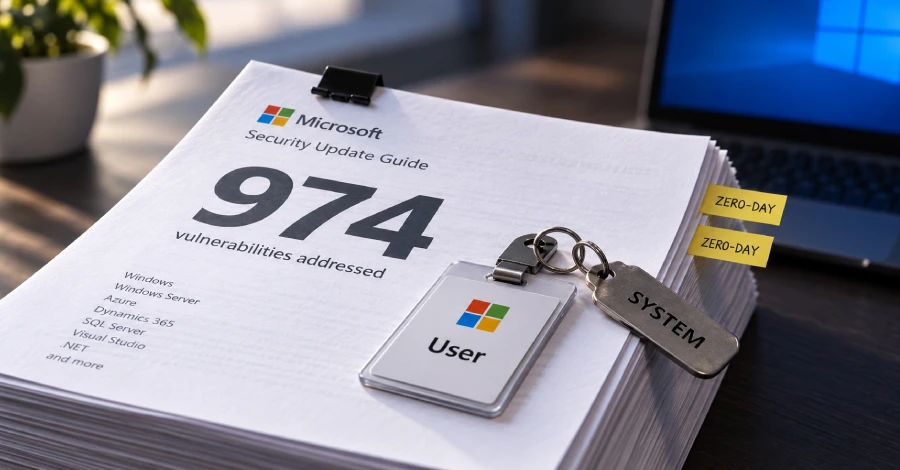 Microsoft-patches registreren 974 fouten, waaronder twee uitgebuite Windows Zero-Days