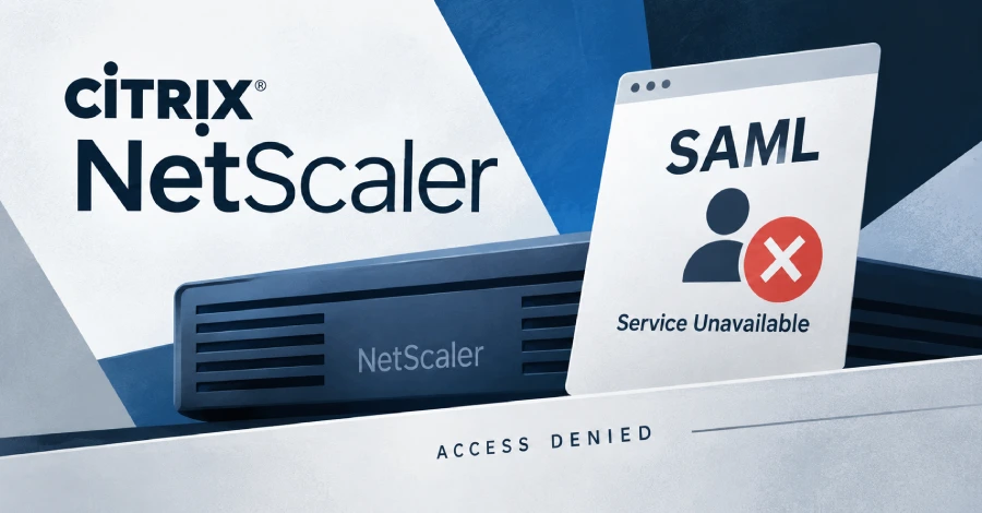 Nieuwe NetScaler Zero-Day benut voor gerichte aanvallen kan SAML-implementaties offline halen