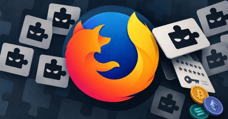 16 kwaadaardige Firefox-extensies doen zich voor als Rabby- en OKX-portemonnees om herstelzinnen te stelen