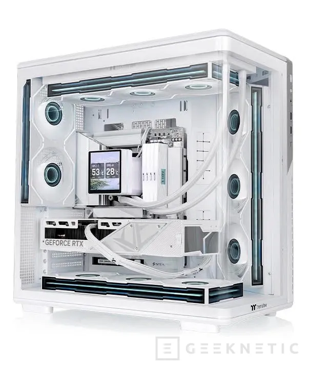 Geeknetic Thermaltake lanza la View 590 TG ARGB met cinco ventilatoren uit de serie en kristalheldere curvado 2