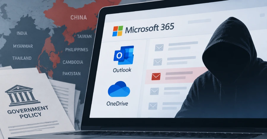 Antino Backdoor gebruikt Outlook en OneDrive voor C2 in de China-Nexus spionagecampagne