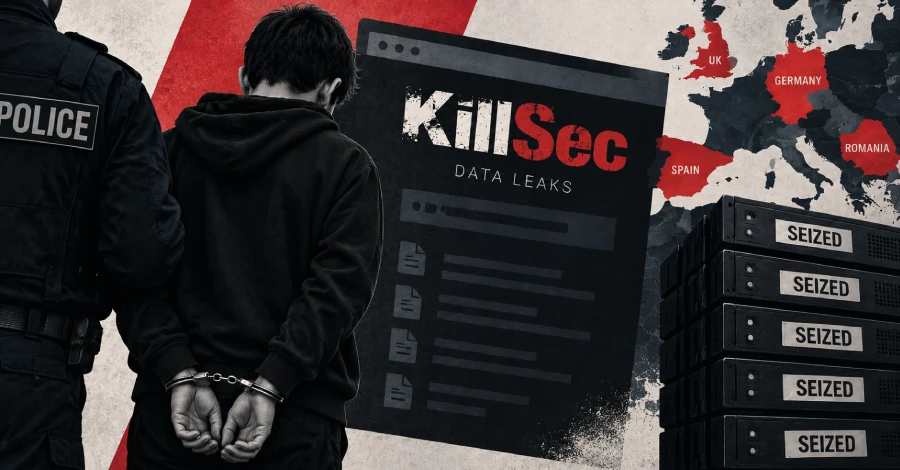 Politie arresteert 16-jarige verdachte van het uitvoeren van KillSec en neemt ransomware-leksite en servers in beslag
